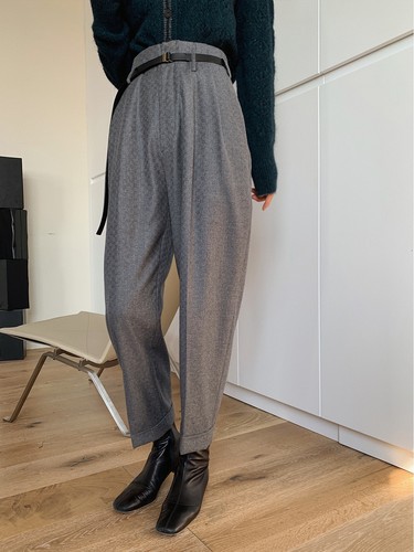 mrs利益挺括燕尾西装裤