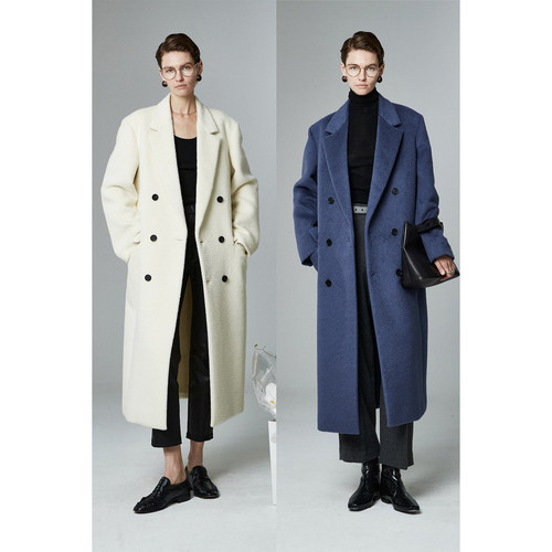 意大利水波纹ROW风西装大衣