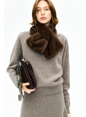 MRS Studios 复古氛围 秋冬御寒百搭造型 无负担环保皮草围脖