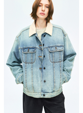 MRS Studios 土耳其Bossa R0W风复古翻领格纹里布牛仔衣外套夹克