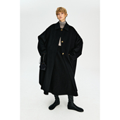 Studios 羊毛 羊绒 MRS 气质时髦经典 翻领金扣双面呢外套大衣