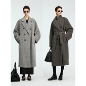 Studios 秘鲁进口INCA无染色羊驼毛101801长款 大衣 MRS 短款 外套