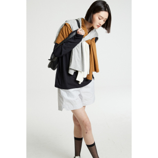 Studios 防晒罩衫 慵懒随性 短袖 宽松T恤 亚麻棉防晒舒适长袖 MRS