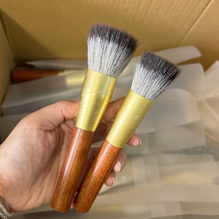 灰鼠毛点彩腮红刷 大号 中号 上色清淡