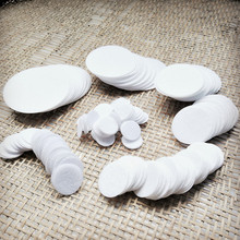 黑白1mm厚1.0-10cm不织布圆片无纺布垫片DIY辅料饰品配件发饰底托