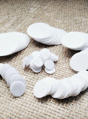 黑白1mm厚1.0-10cm不织布圆片无纺布垫片DIY辅料饰品配件发饰底托