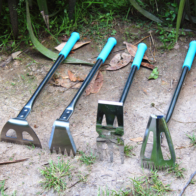 不锈钢两用小锄镐头钉耙种菜花锄