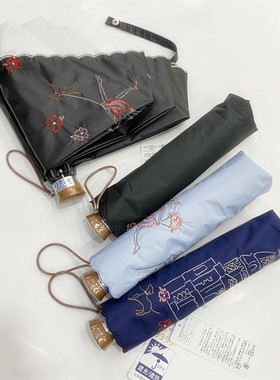 日本高端降温遮蔽率99.99%超强防紫外线pfu50+折叠防晒加大太阳伞