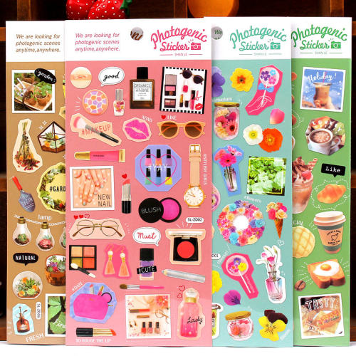 精美手账日记成长相册装饰贴画