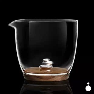 不觉堂 029╳木璃 公道杯 茶道用具 零配 凝鱼 心莲 沉石 墨者