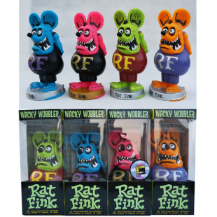 出口欧美 风靡日本 摇头公仔 老鼠芬克传奇 Rat Fink 普通版
