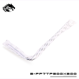 12硬管水冷水管 PP7TP500X200水冷金属管精品90度折弯10 Bykski