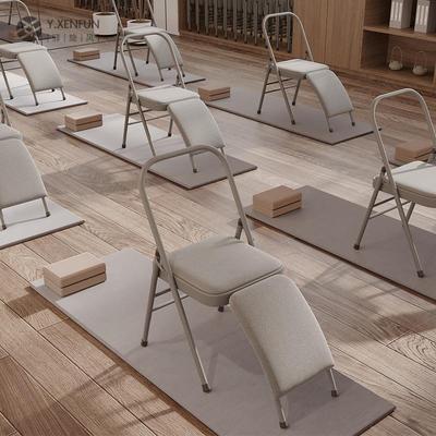 加宽瑜伽椅子艾扬格专业辅助椅加粗加强折叠椅可拆卸辅具凳子yoga