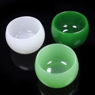 高端个人专用纯天然玉石加厚款茶杯酒杯功夫茶具养生高端套装玉杯