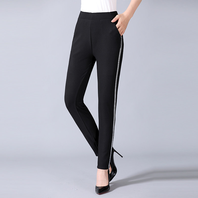 2018春秋装新款中老年女裤宽松大码运动裤中年妇女休闲小脚长裤子在类目 女装/女士精品, 裤子, 休闲裤中 - 来自Buy2taobao.com提供专业的淘宝代购服务