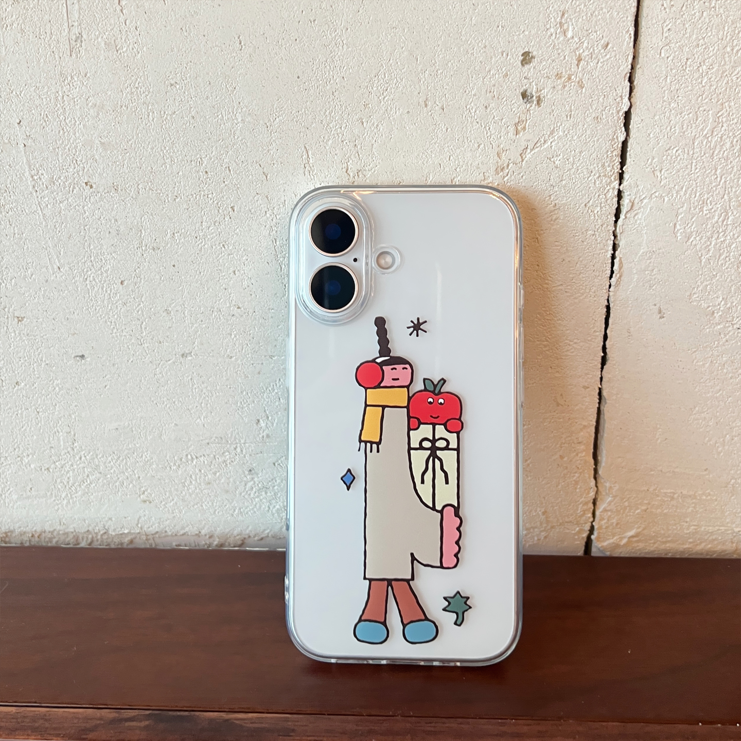 日韩ins风可爱圣诞节苹果女孩适用iPhone16promax苹果15plus/17air/14RPO/17pro简约手机壳全包男女