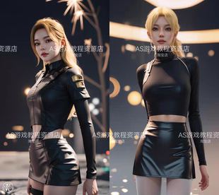 25年UE5数字人大模型教程 Metahuman角色换装语音识别合成交互课