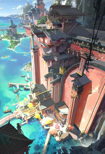 场景进阶班27期2024年8月结课 blender/ps三辅二场景概念设计教程