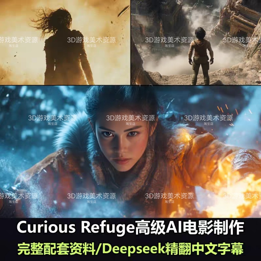 最新AIGC电影视频短片制作大师课程好莱坞级影视高级ai短视频教程