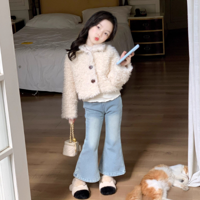 加厚冬款保暖单排扣立领毛毛衣酷