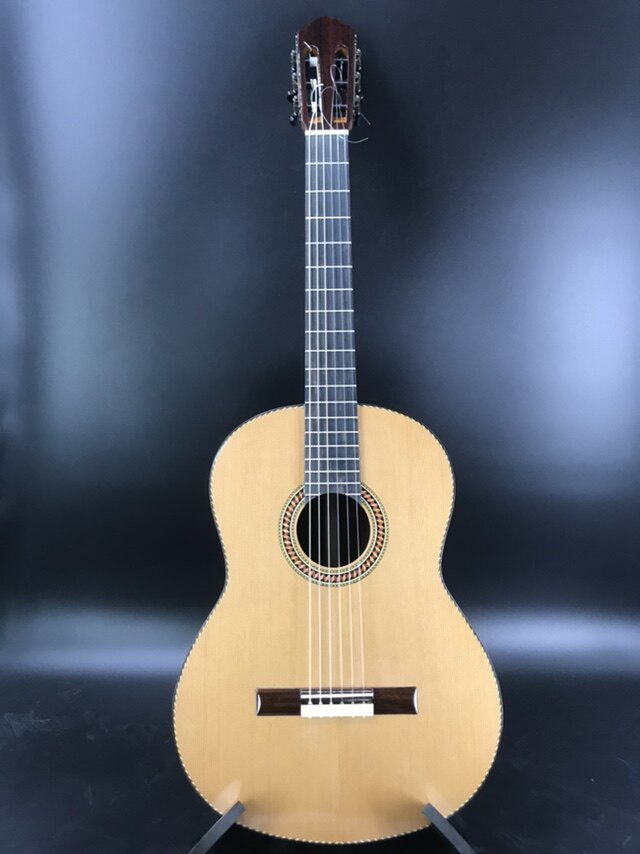 罗莎塔高端演奏会级红松可可波罗纯手工全单古典吉他面板虫胶漆