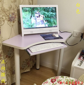 包邮转角笔记本台式电脑桌拐角写字桌迷你墙角电脑书桌办公桌dnz