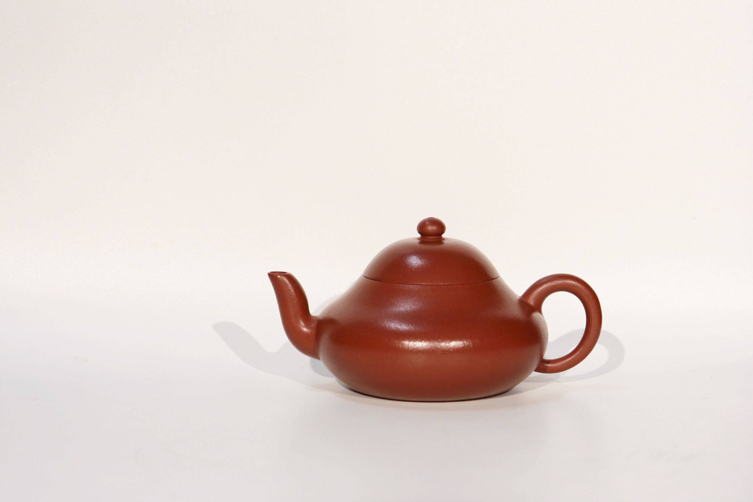 拙雅堂 国工 许林峰 赵庄朱泥 矮梨形 纯全手工紫砂壶 130c 已让