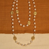 COCO时代·迷恋 小香风珍珠长项链单层双层多种戴法新年套装