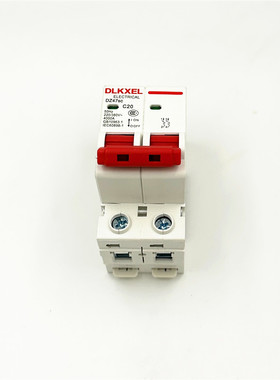DZ47SC C20 2P20A空开 断路器 二相空气开关 小刀闸开关 二组