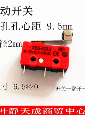 微动开关 限位开关 XSS-5GL2 5A 125VAC 3A 250VAC