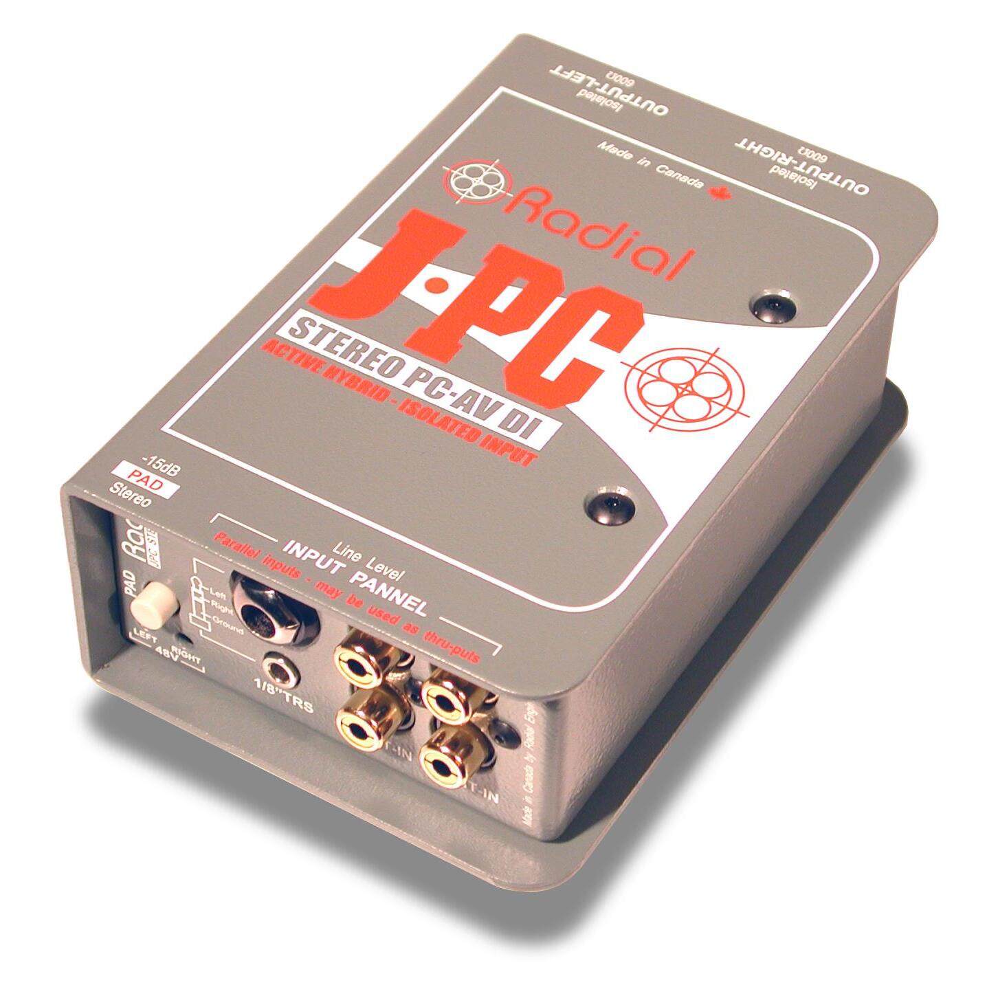加拿进口Radial JPC DI直插盒多媒体有源音频处理器音频隔离