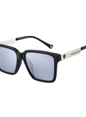 川久保玲方形大框墨镜偏光眼镜男近视潮人太阳镜长脸驾驶镜3926