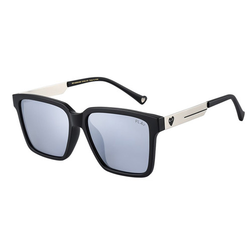 偏光川久保玲遮阳方形韩版男墨镜