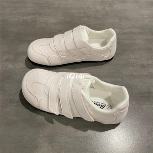 七七主人家 淡淡的粉色德训鞋仙女风百搭板鞋学生甜系少女鞋子女