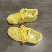 夏季 女鞋 多巴胺小众配色面包鞋 休闲学院板鞋 2024新款 七七主人家