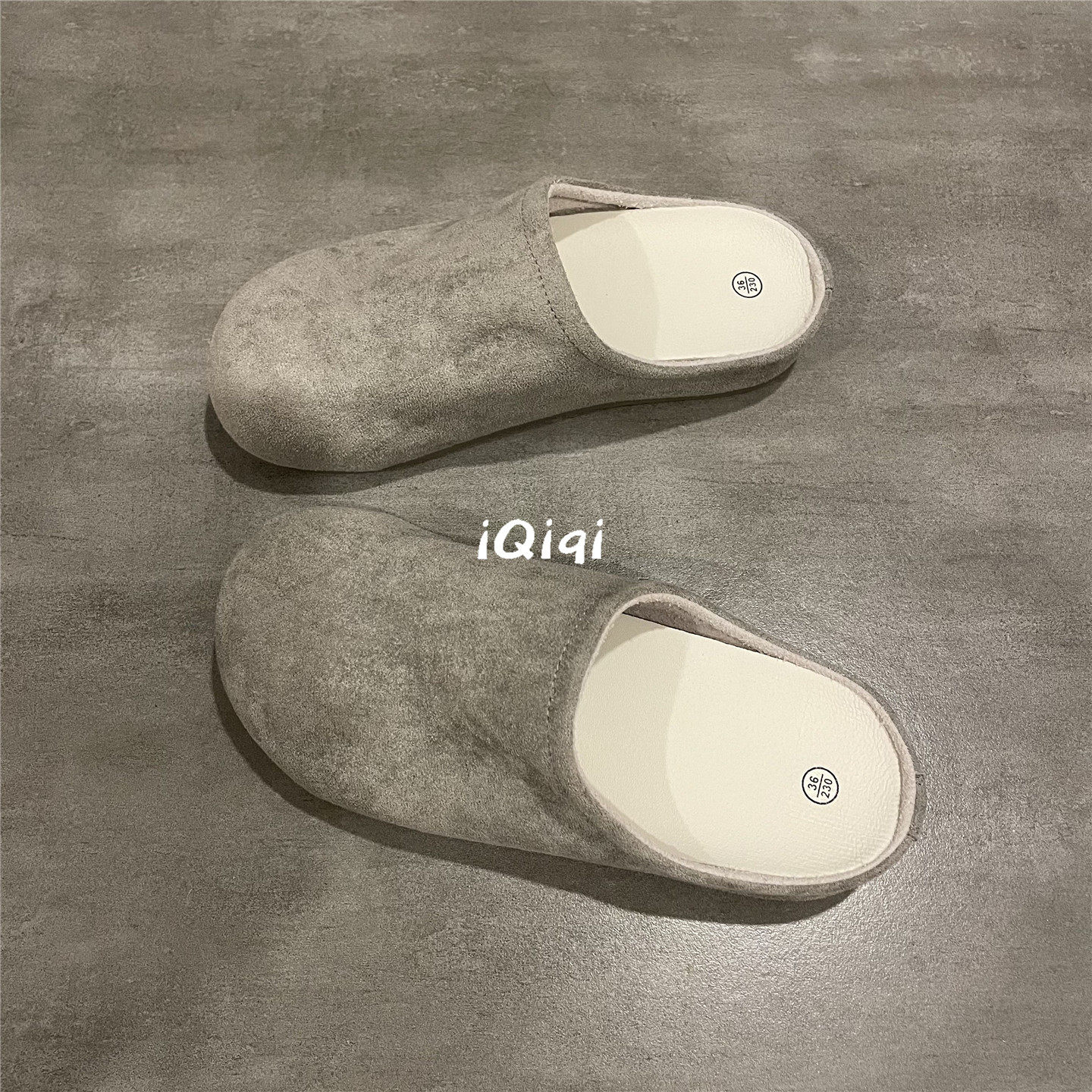 七七主人家 复古风休闲浅口单鞋平底一脚蹬绒面革灰色勃肯鞋女鞋,女鞋,时尚休闲鞋,淘宝优惠券,粉丝福利购,淘宝优惠卷