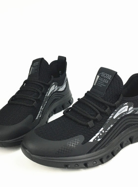 冰洁男鞋2023春季运动鞋平跟系带休闲鞋圆头软底跑步鞋潮22169-10