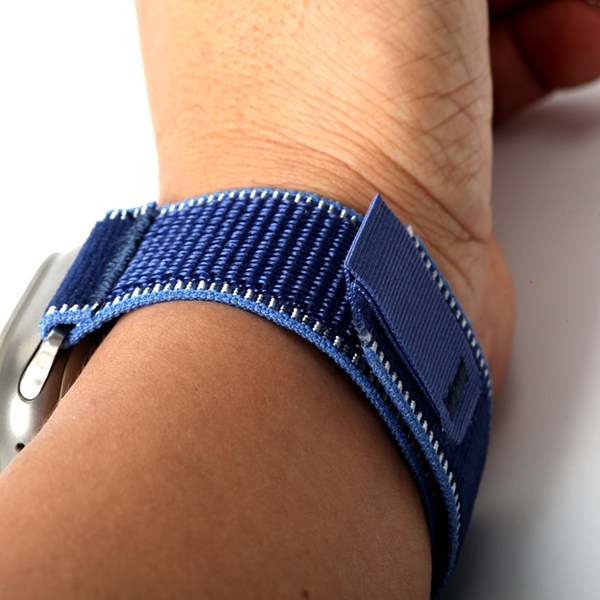 适用Apple野径白色边线时尚表带