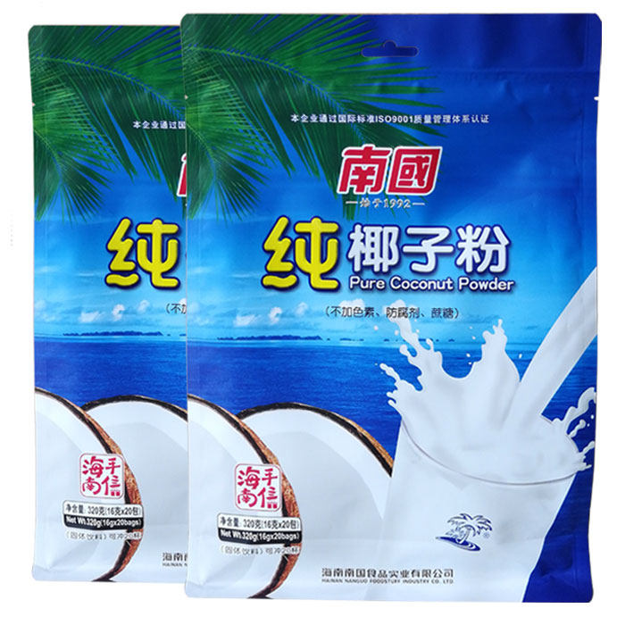 南国纯椰子粉320克*2包海南特产早餐袋装无糖无添加椰子粉正宗|ruв категории кофе/хлопья/напиток, натуральный порошок питание - от Buy2taobao.com для оказания профессиональной услуги покупки агента Taobao