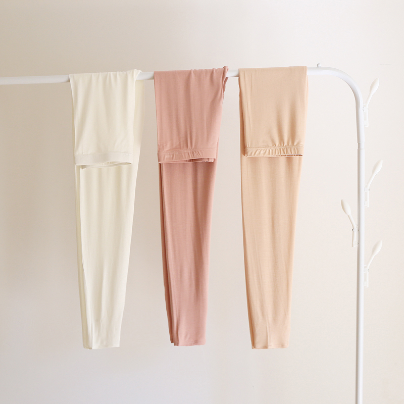 莫代尔秋裤女士内穿大码薄款紧身