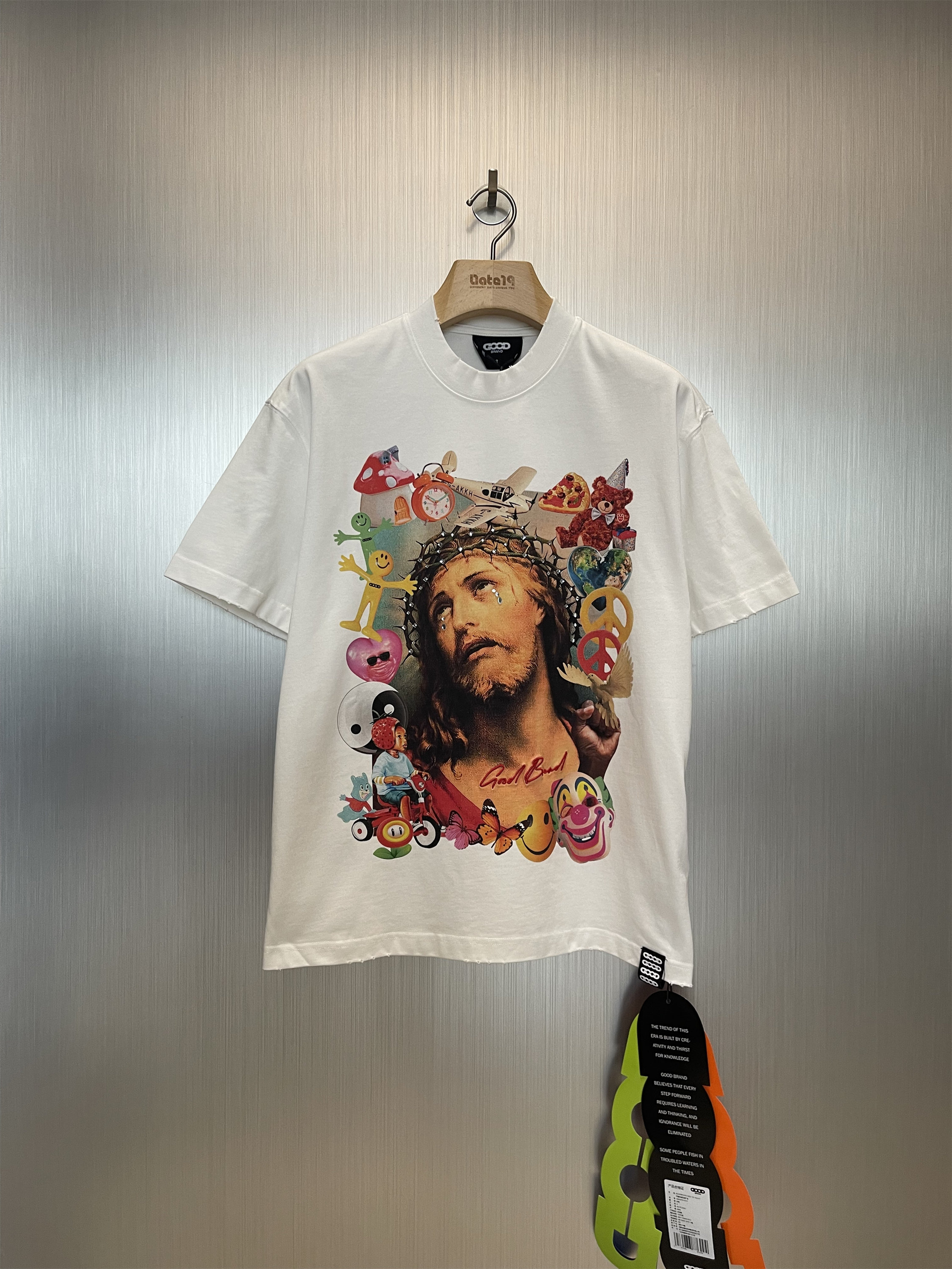 实体现货 GoodBrand 恶搞反差感印花宽松短袖T恤  刘忻Anserj同款
