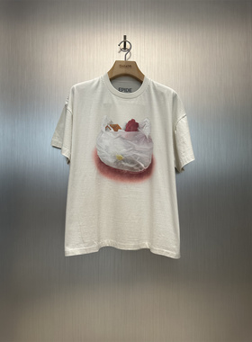 实体现货 Epide Prefab 水洗做旧复古 Dirty Kitty 猫印花短袖T恤