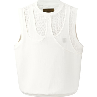 Birth Borc Child 双面拼接镂空针织背心 Royal 实体现货