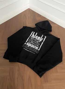 实体现货 Far Archive bewhy同款 快闪限定BLANK SPACE帽衫