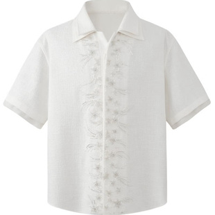 Royal Child Borc 实体现货 衬衫 珠链六芒星水钻短袖 Birth