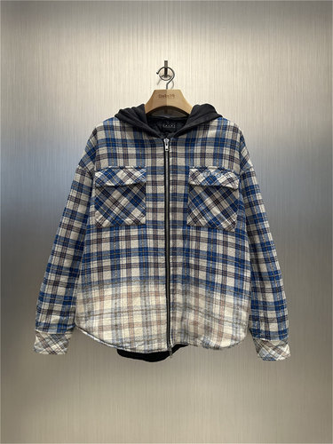 FalsePerception格子衬衫棉服