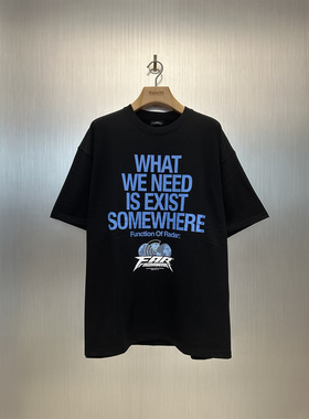 实体现货 清仓 Far Archive 字母地球标语Logo印花Vibe短袖T恤