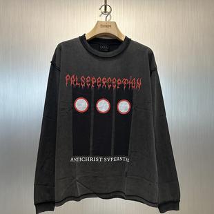 3M反光闪电Logo水洗做旧长袖 Perception T恤 False 实体现货