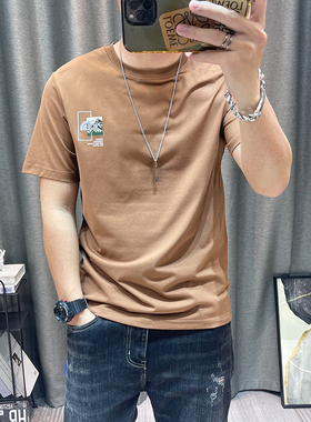 体恤衫高端男装青年上衣短袖t恤