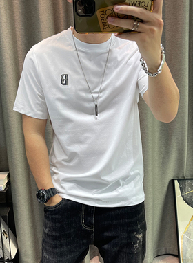 半袖体恤衫高端青年男装衣服